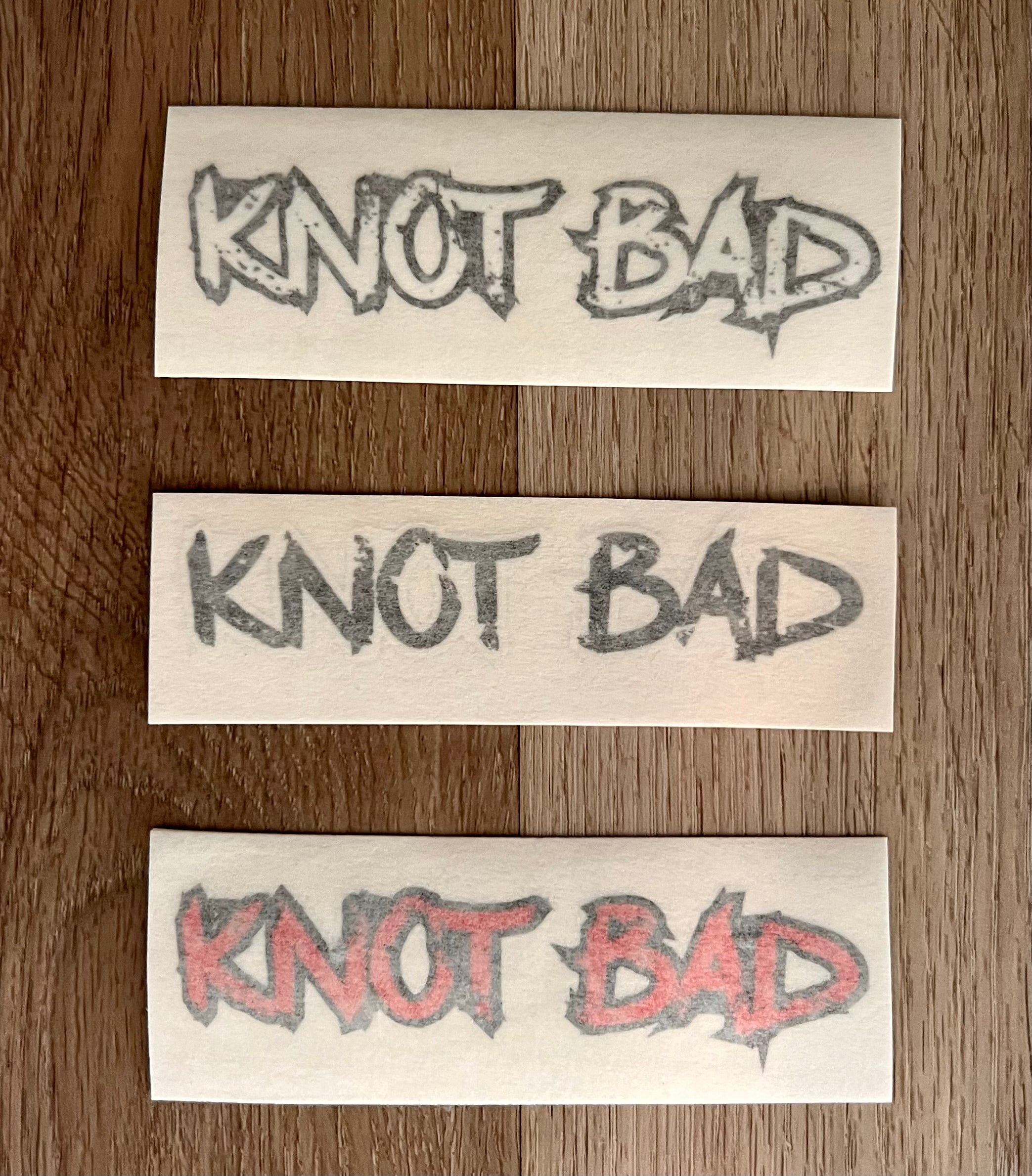 Knot Bad Sticker - Medium