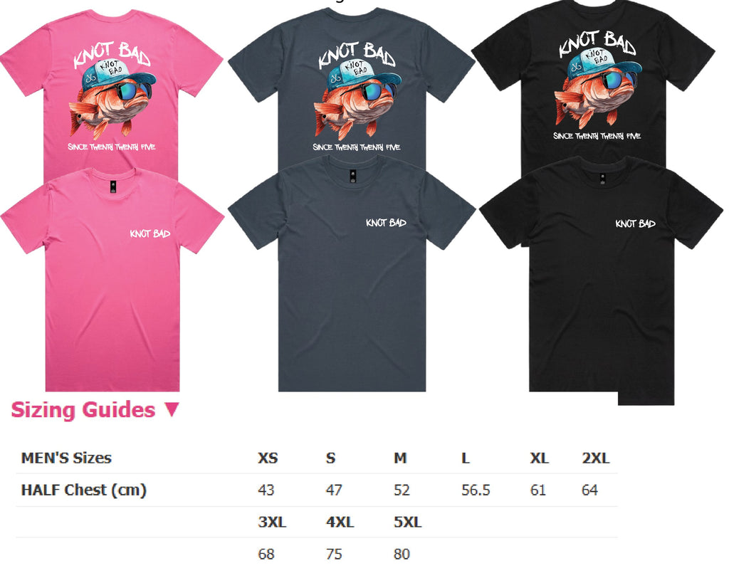 Knot Bad Standard Tee - Fish Design TEENS/ADULT