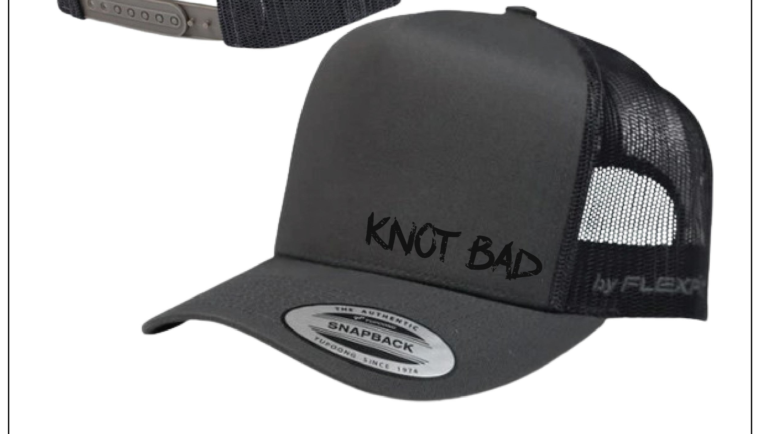 Knot Bad Trucker Cap CHARCOAL